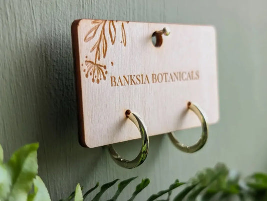 Gold Twisted Hoop Earrings