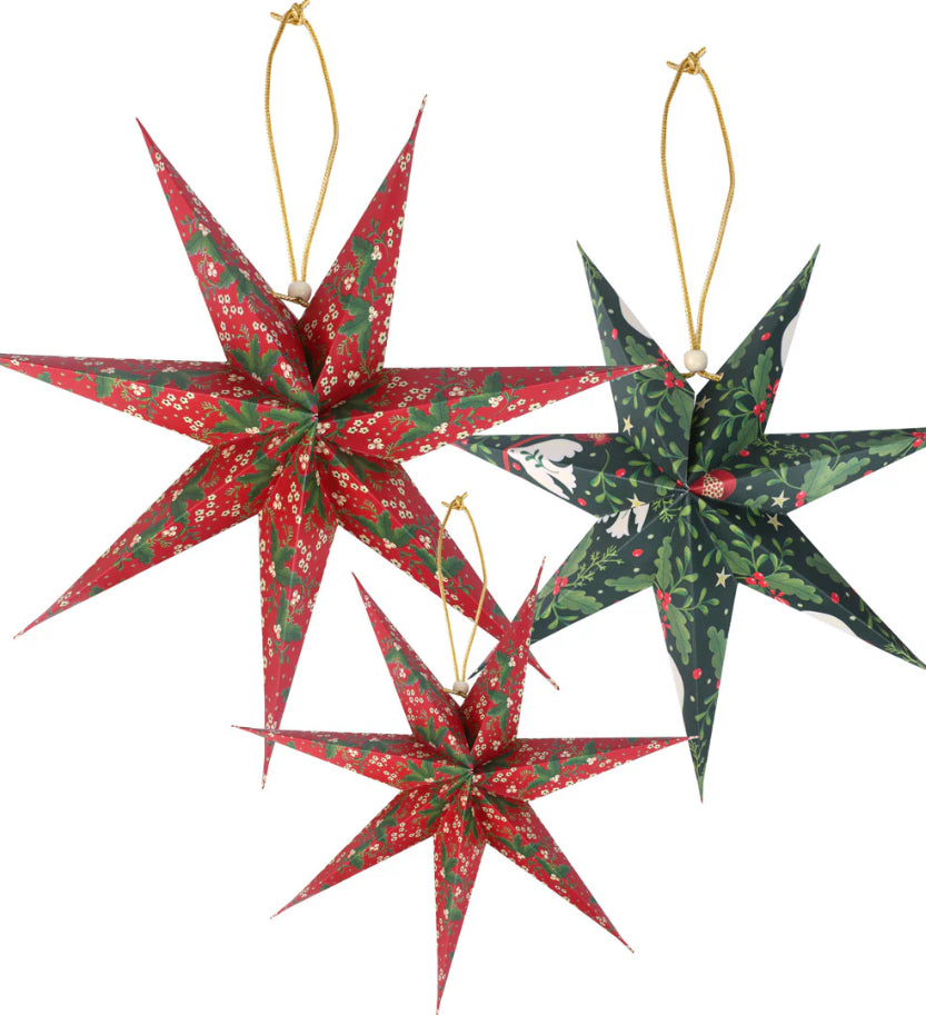 Paper Star Christmas Decorations