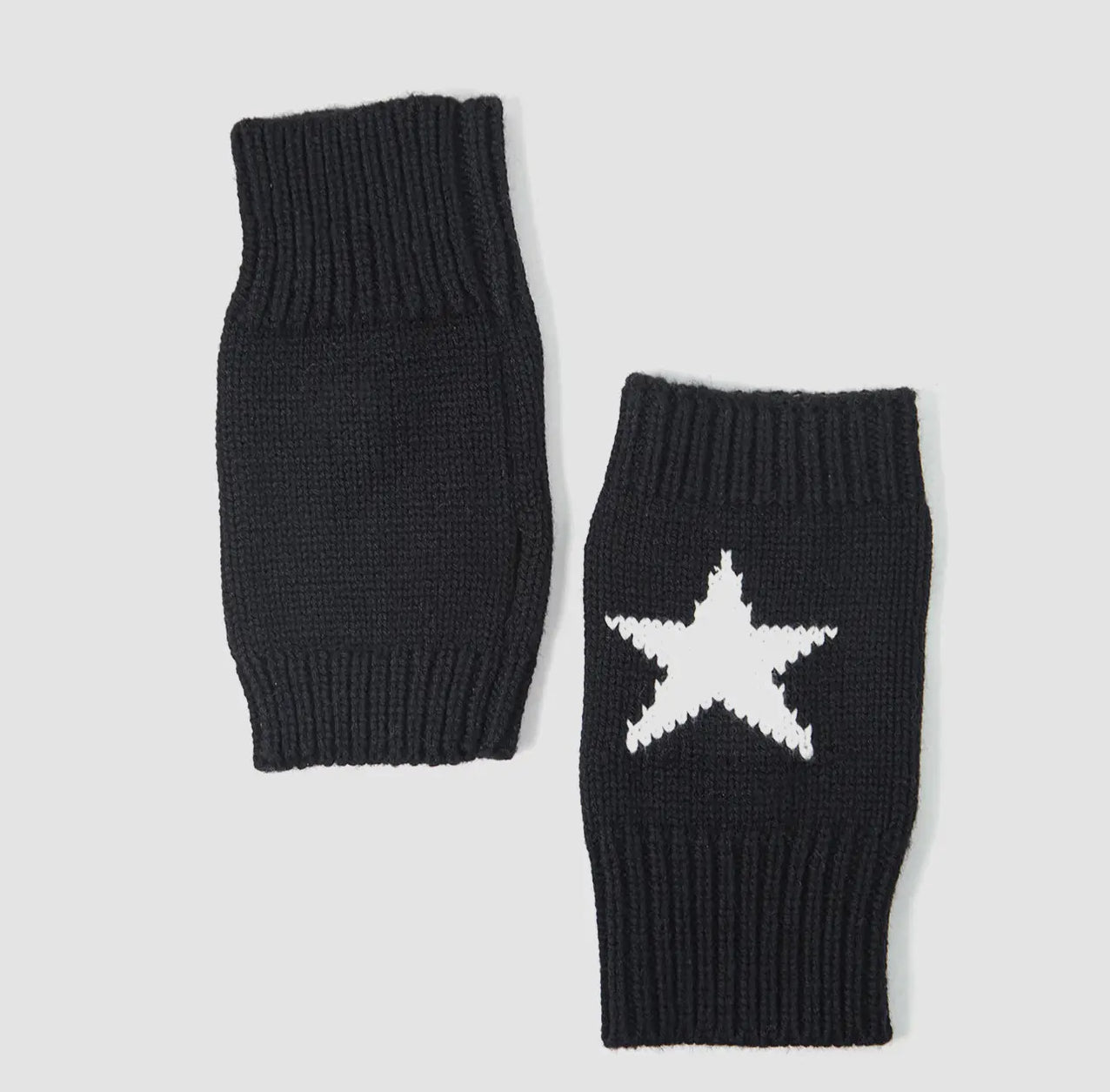Star Knitted Wrist Warmers