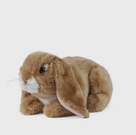 Living Nature Lop Eared Brown Rabbit Medium Plushie Toy