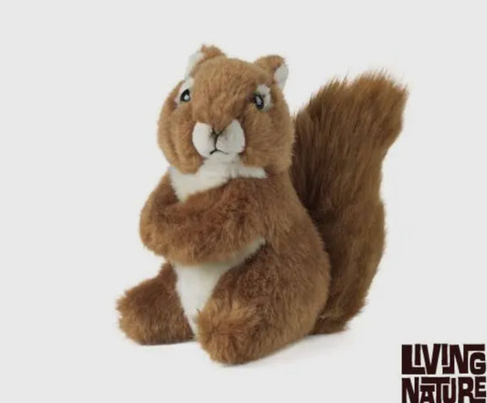 Living Nature Medium Squirrel Plushie
