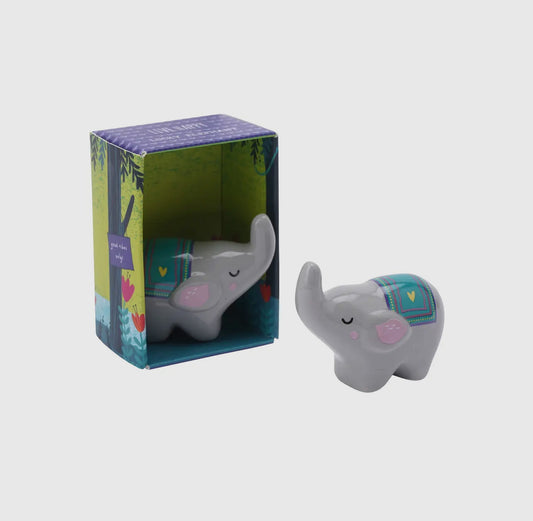 Lucky Elephant Ceramic Gift in Box