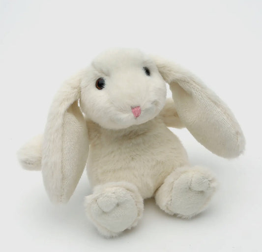 Soft Small White Bunny Plushie - 18cm
