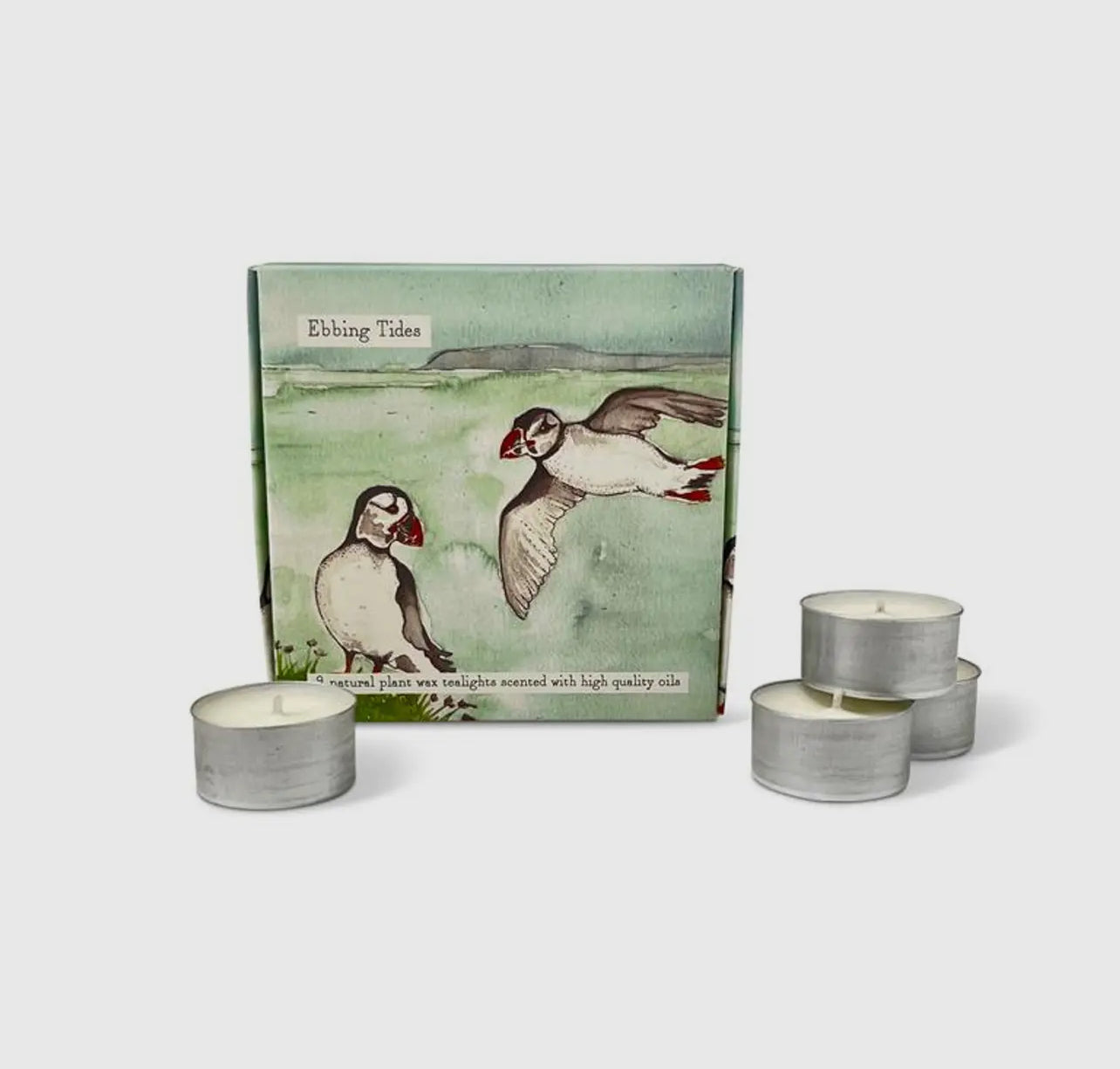 Scented Tealights in Illustrated Gift Box