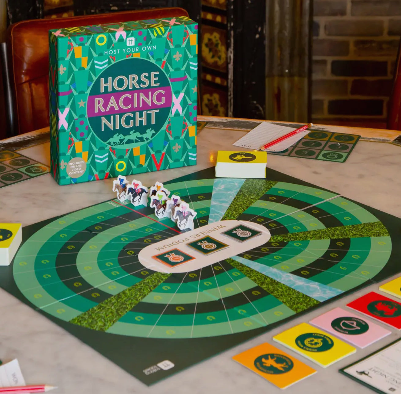 Family Board Game - Horse Racing Night