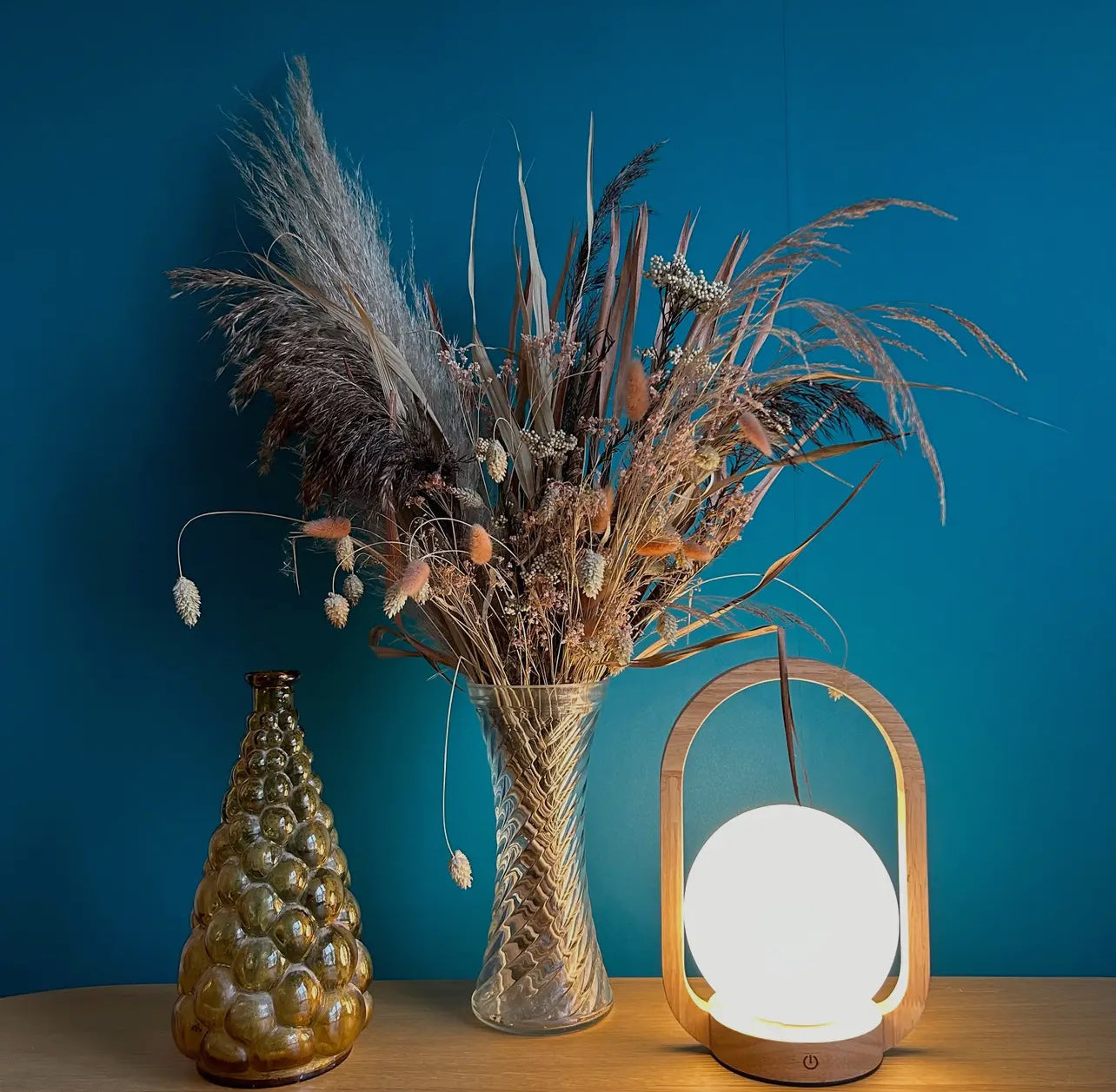 Rechargeable Touch Lamp - Beech Lantern