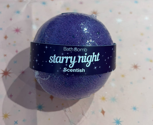 Starry Night Bath Bomb - Natural Ingredients made in UK