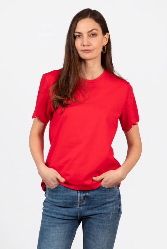 Bryn Cotton Short Sleeve Top