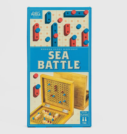Sea Battle - Battleships wooden board game