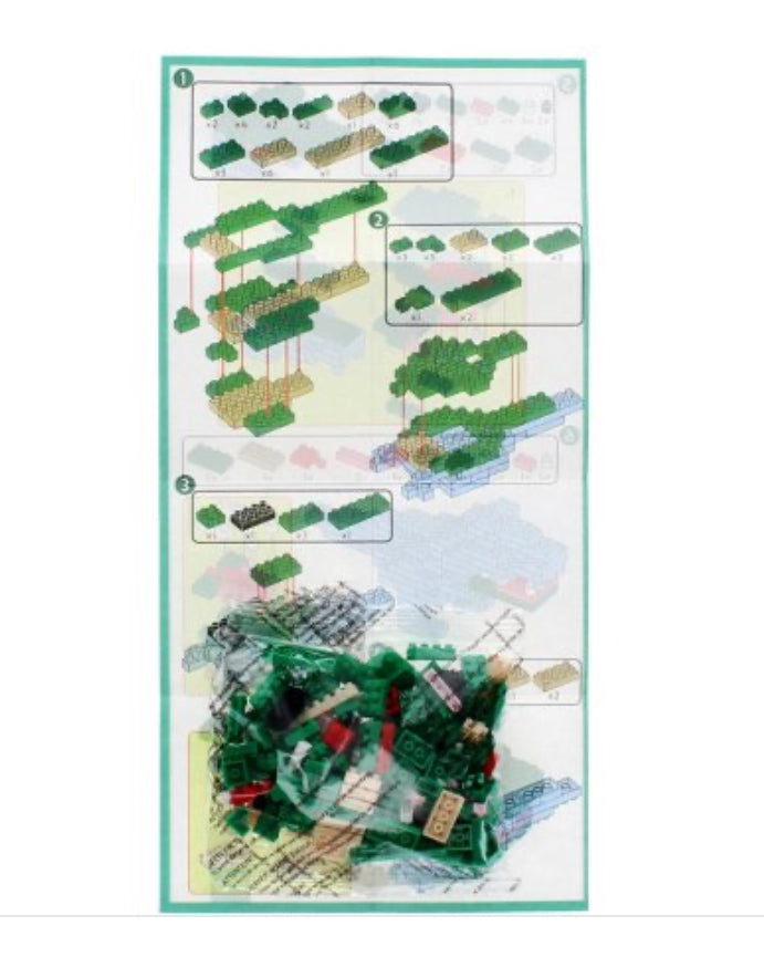 Build your own dinosaur- Trex brick building toy