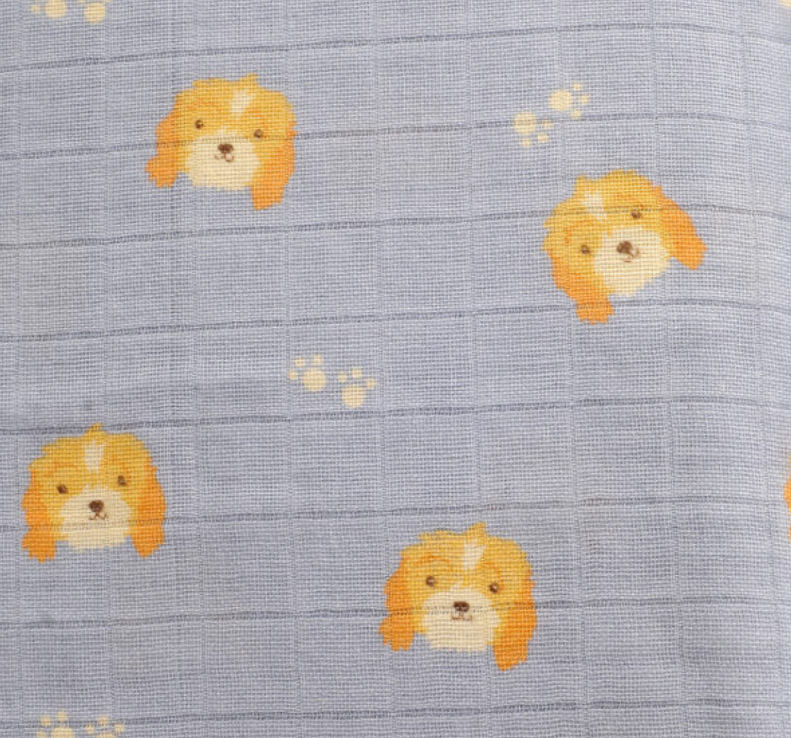 Muslin Cotton Square - Dog