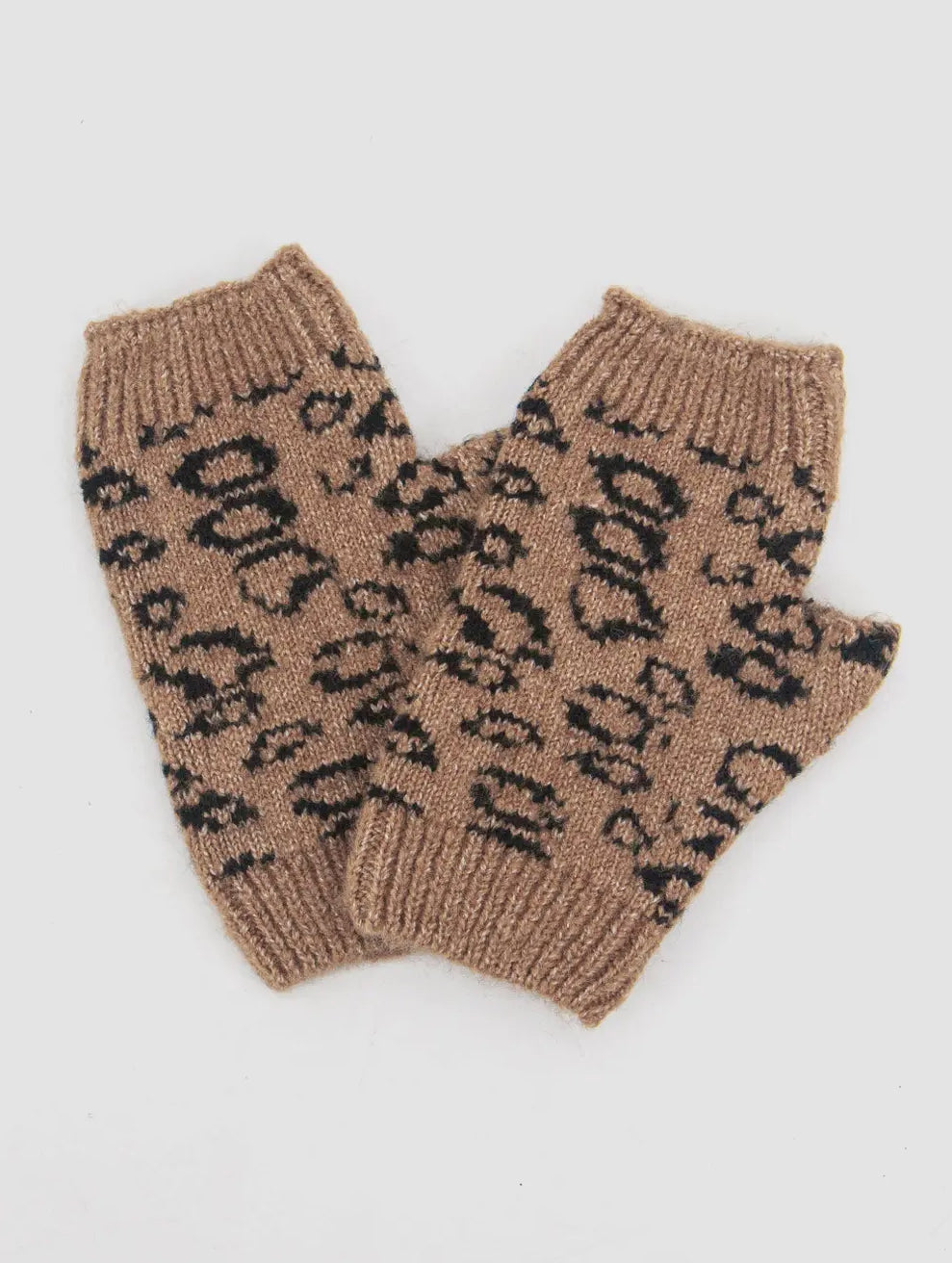 Animal Print Wrist Warmers