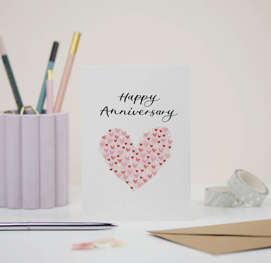 Happy Anniversary Heart Card