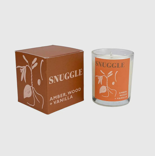 Snuggle Relaxing Candle - Amber, Wood & Vanilla