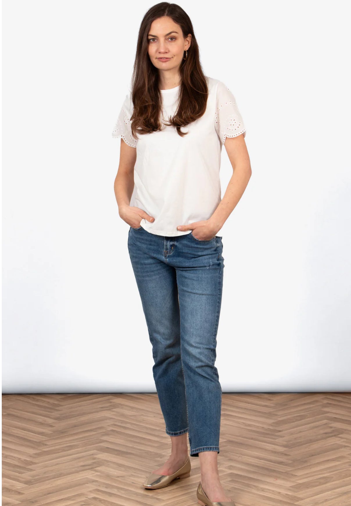 Bryn Cotton Short Sleeve Top