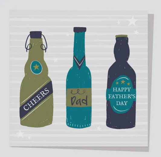Cheers Dad Happy Fathers Day Card
