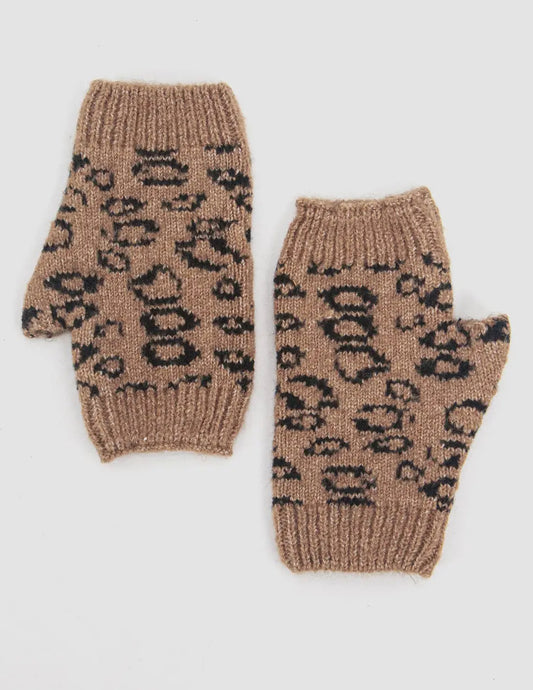 Animal Print Wrist Warmers