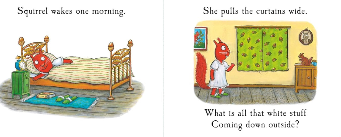 Children’s Lift the Flap Book - Squirrels Snow Man