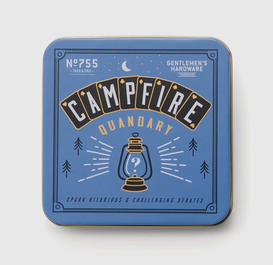 Campfire Quandary- Fun Questions in Tin