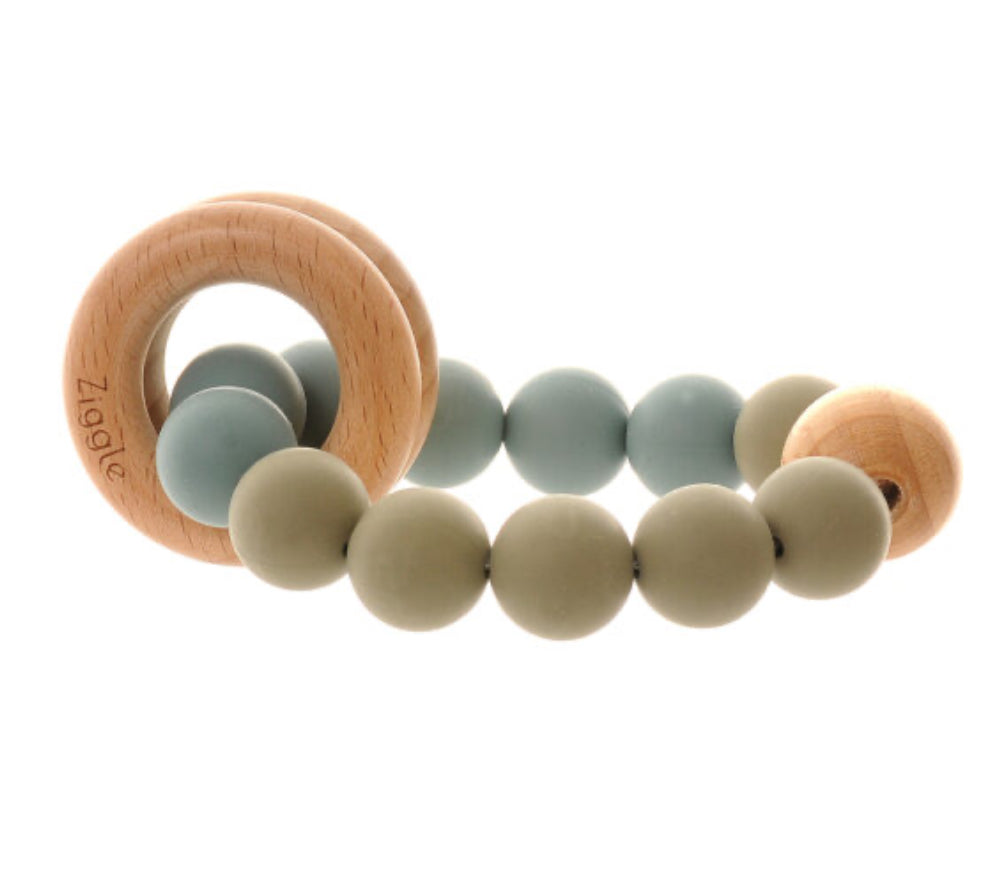 Wooden Teether & Rattle