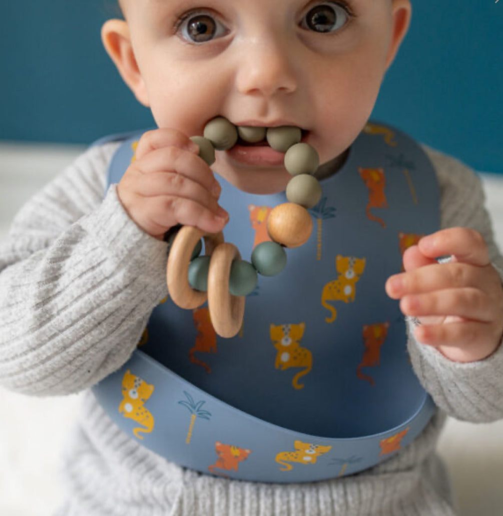 Wooden Teether & Rattle