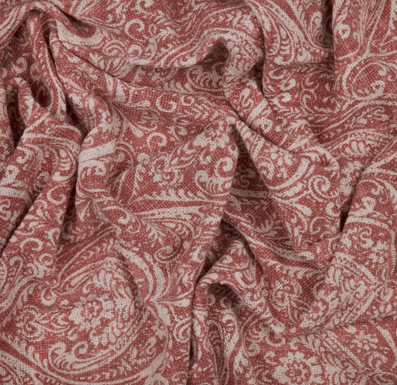 Durelle Printed Throw in Coral