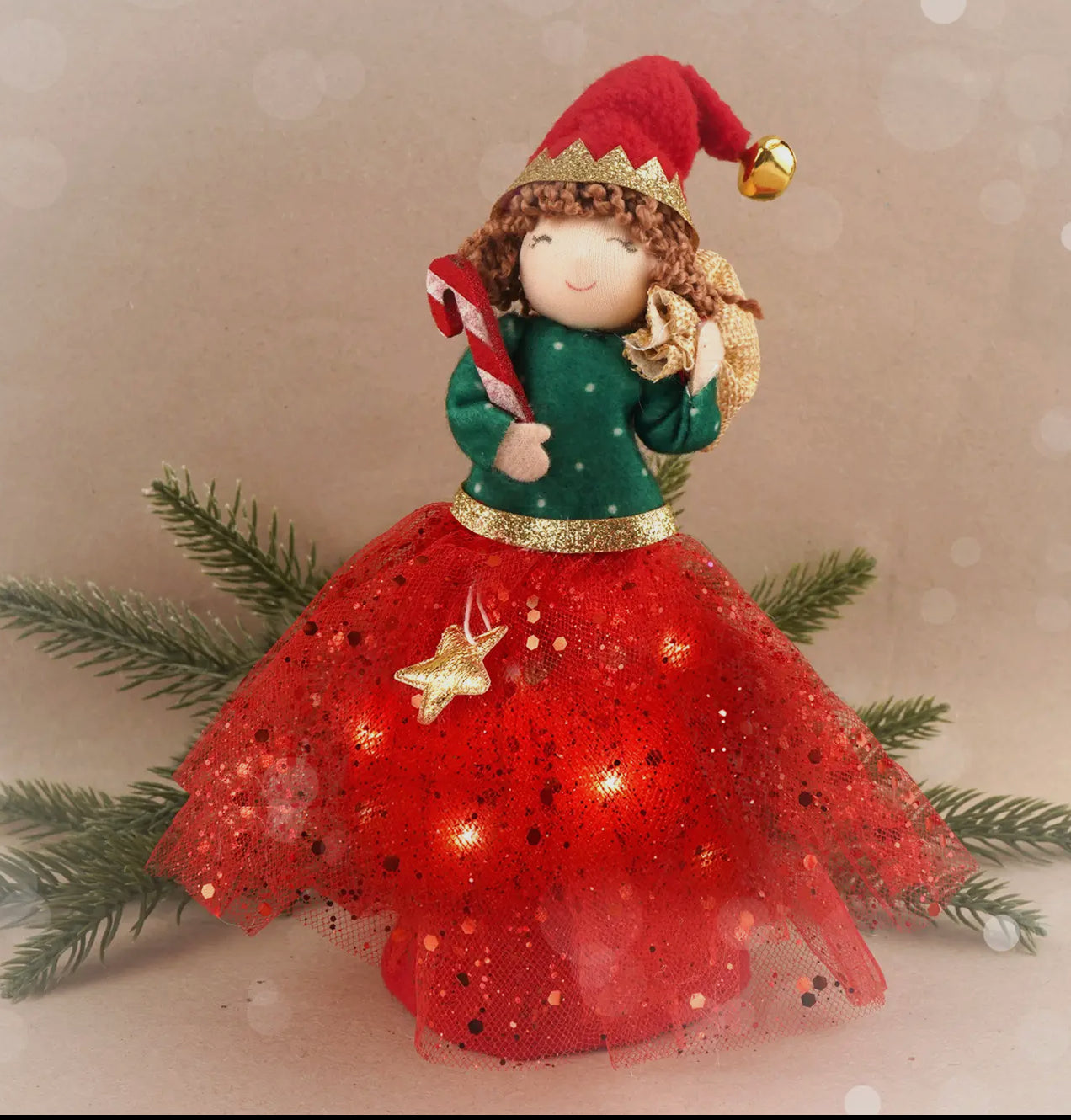 Tree Topper - Light Up Elf