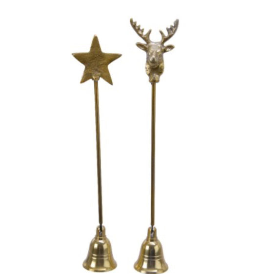 Silver Aluminium Candle Snuffer - Star or Stag
