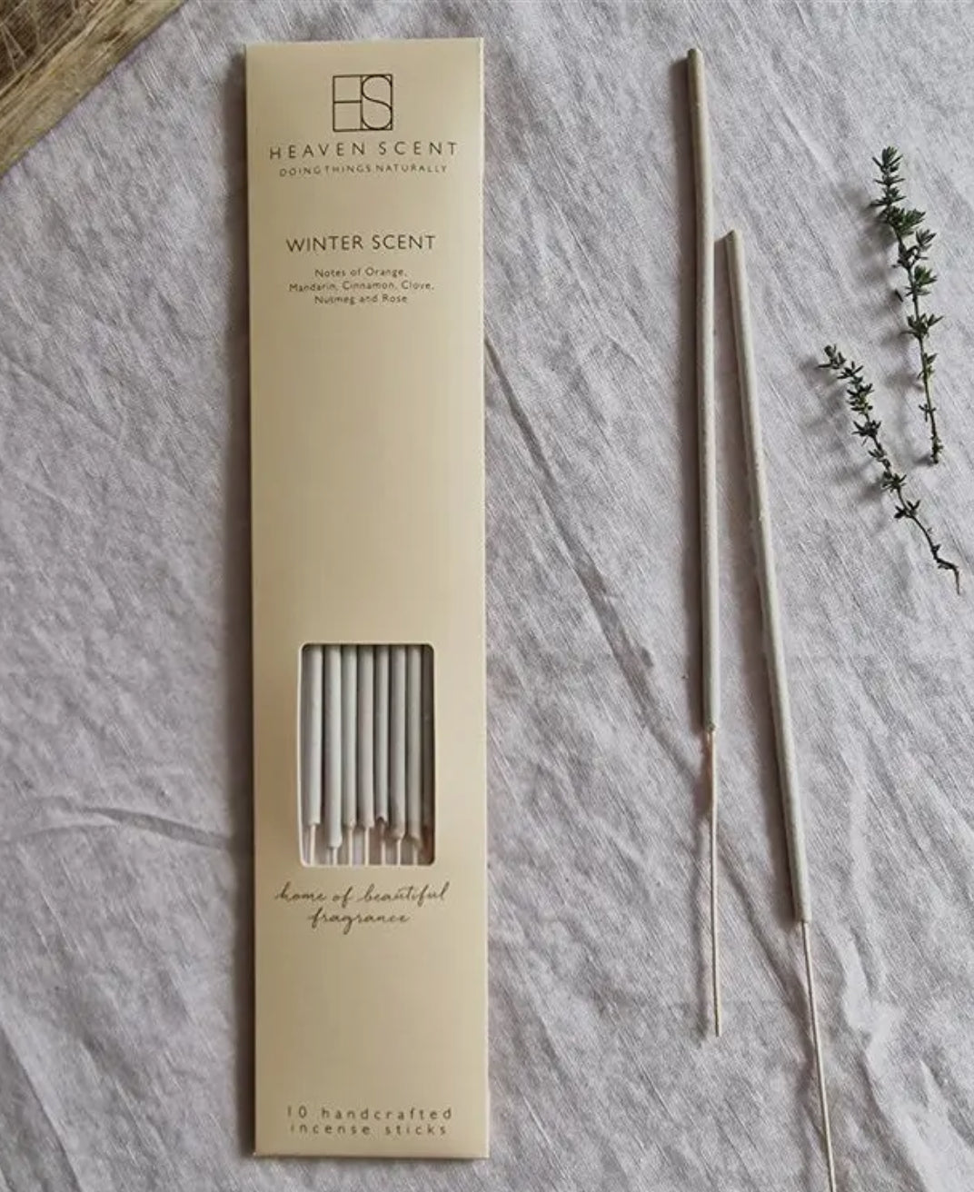 Winter Scent Incense Sticks - Orange, Cinnamon,Clove, Rose