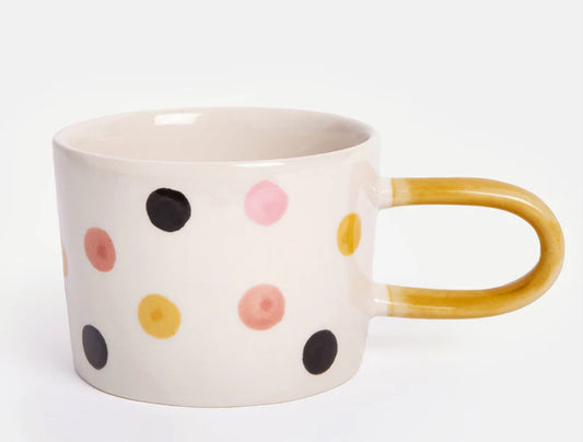 Caroline Gardner Multi Spot Handpainted Mug