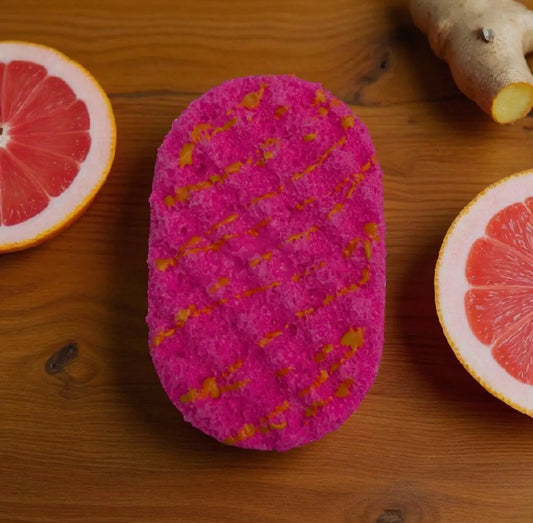 Pink Soap Sponge - Grapefruit & Ginger