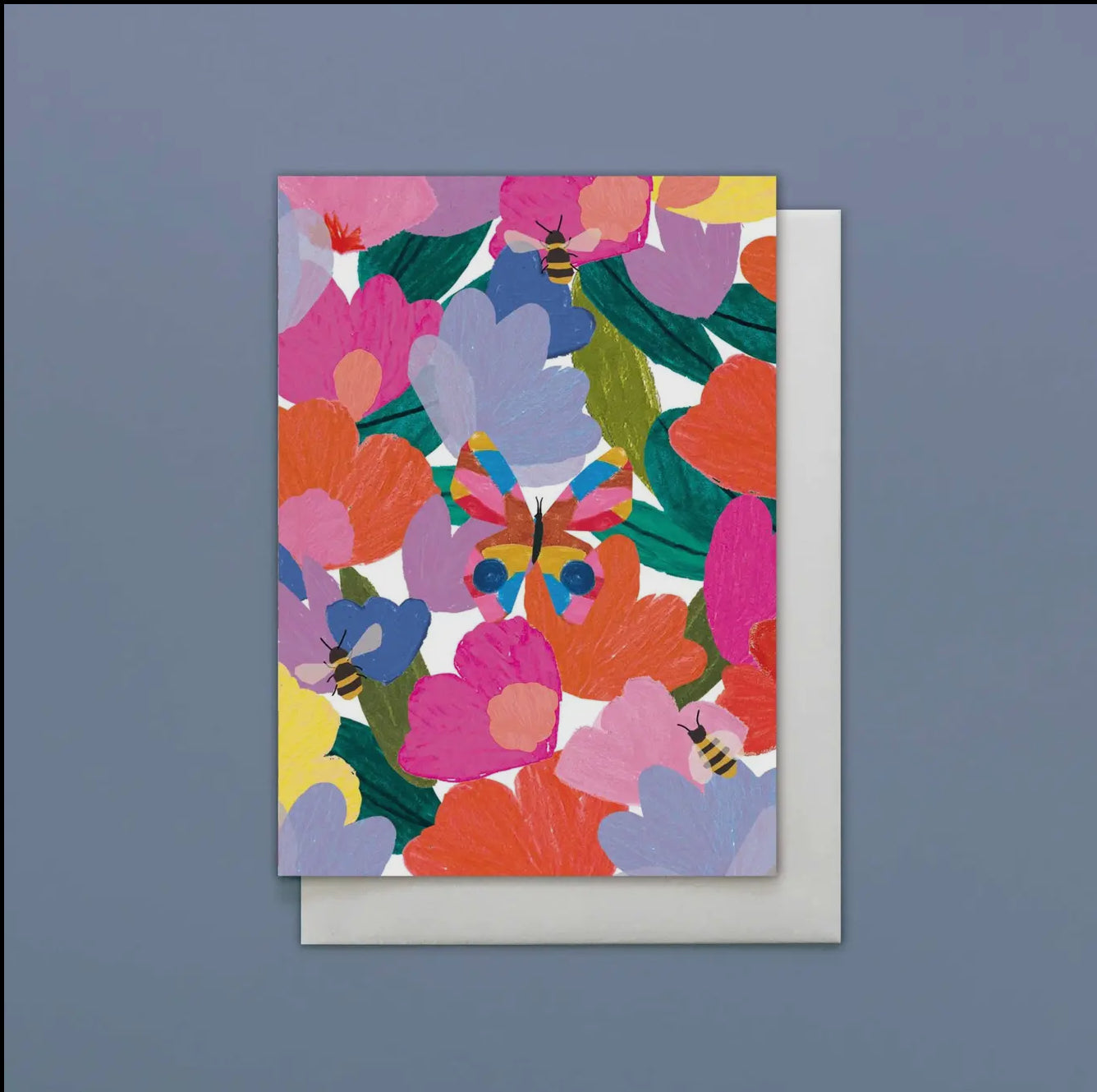 Pack of 8 Cards & Envelopes - Blank Notelets