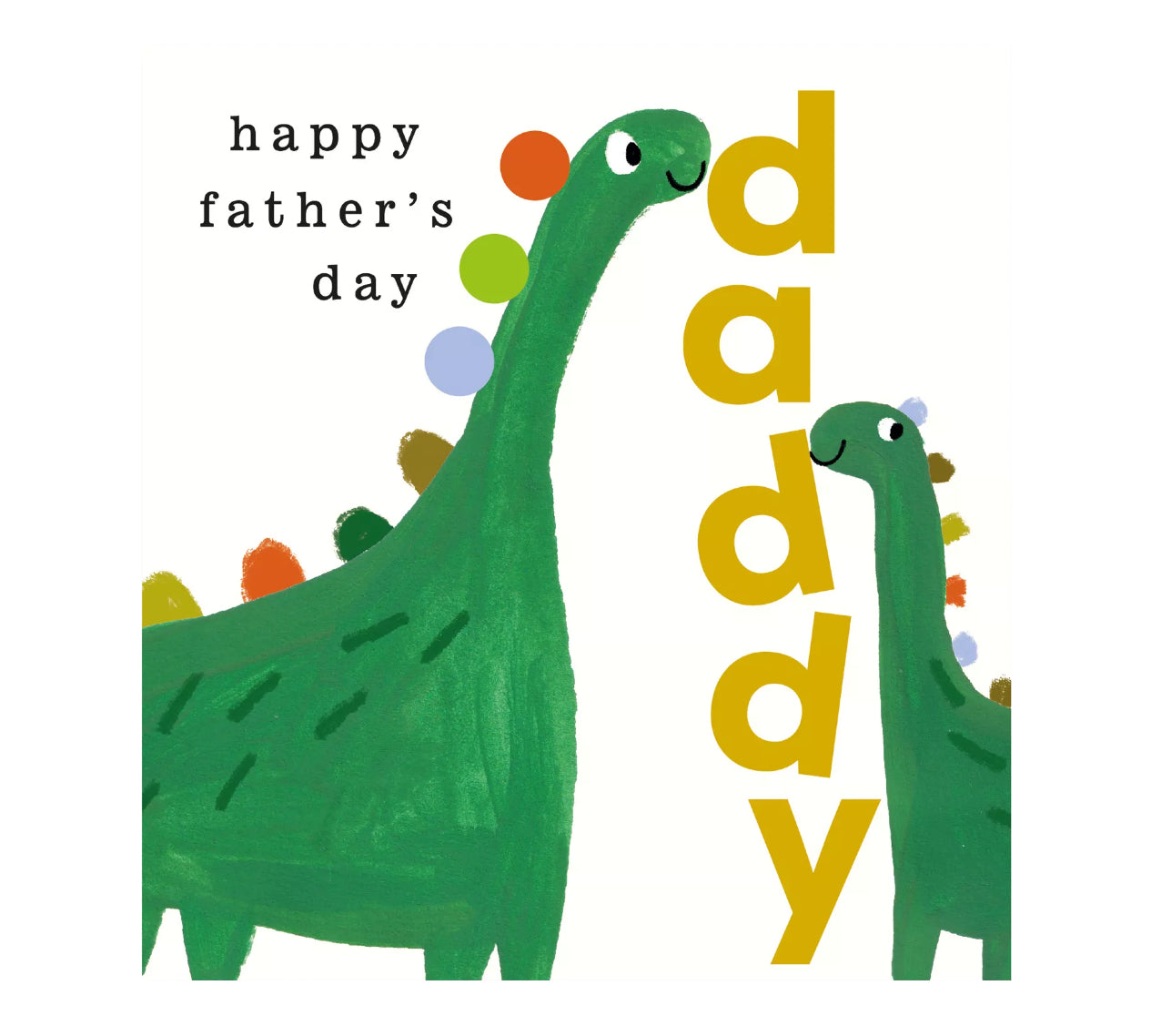 Pom Pom Daddy Dinosaur Card