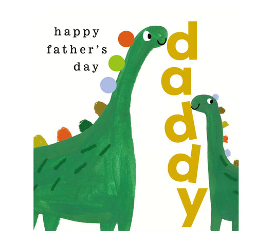 Pom Pom Daddy Dinosaur Card