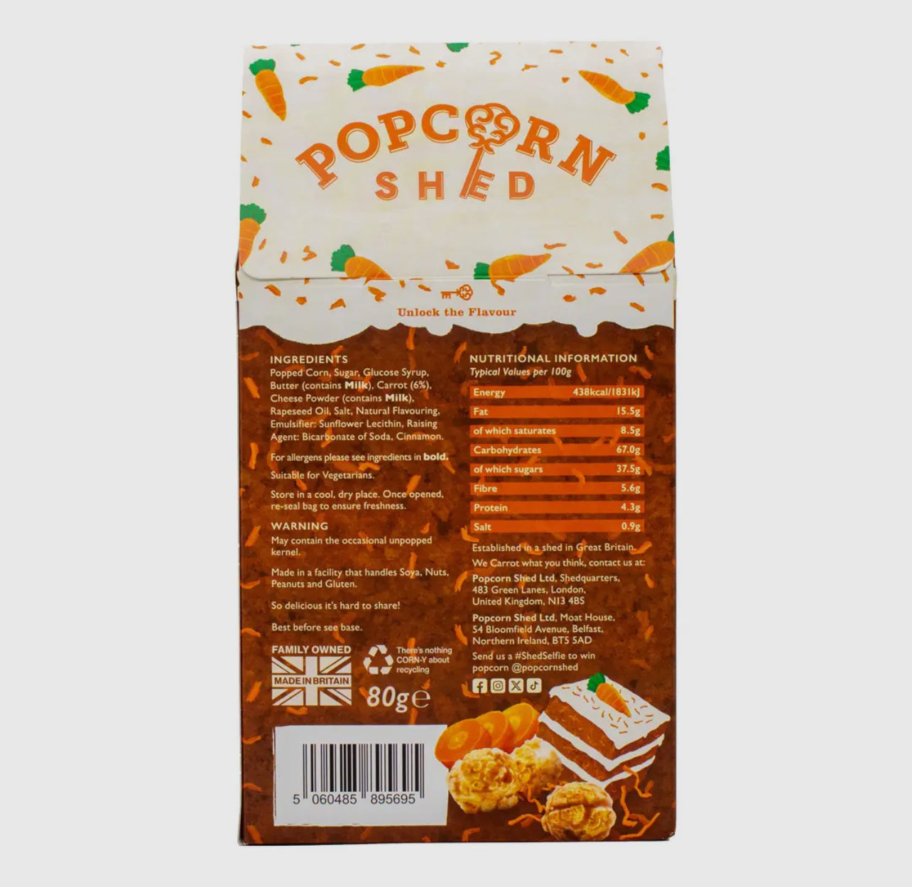 Carrot Cake PopCorn