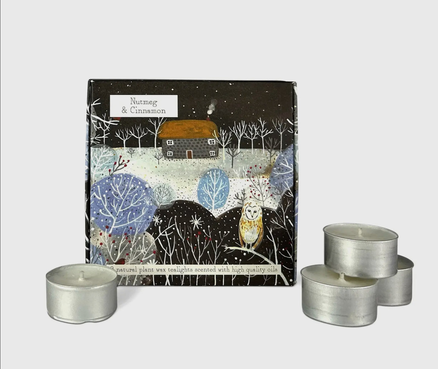 Nutmeg & Cinnamon Tea lights x9