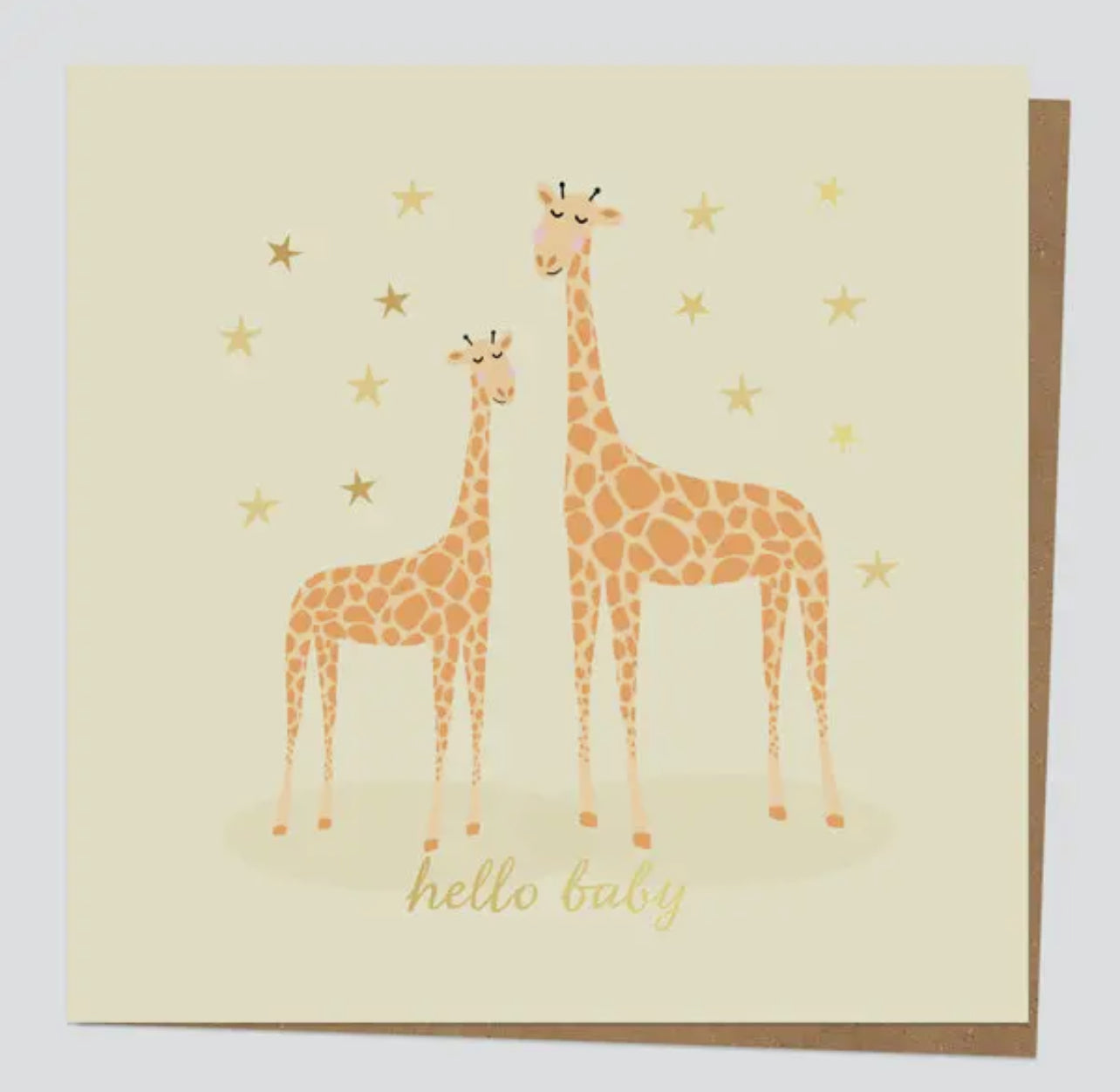 New Baby Giraffe Card