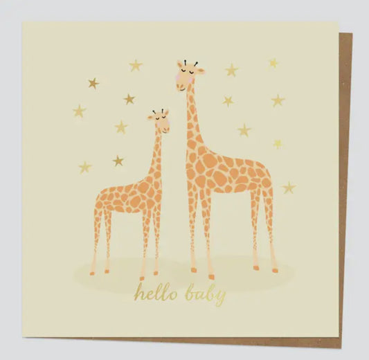 New Baby Giraffe Card