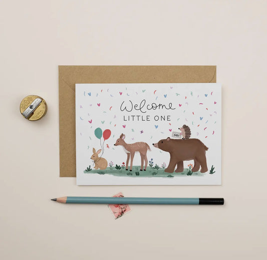 New Baby Unisex Card - Welcome Little One
