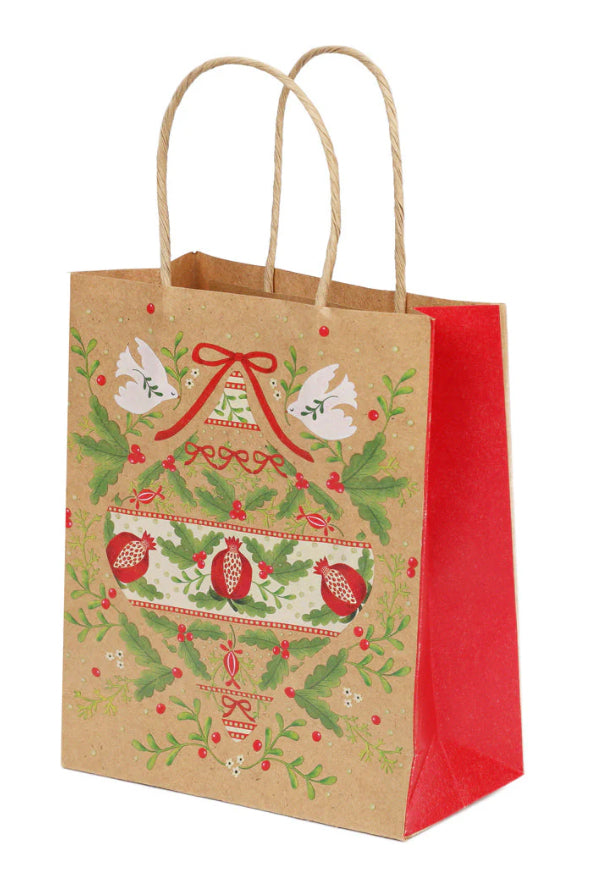 Christmas Gift Bags - 8 pack Folklore Design