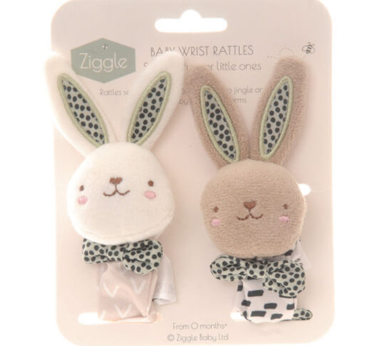 Rabbit Wrist Rattles