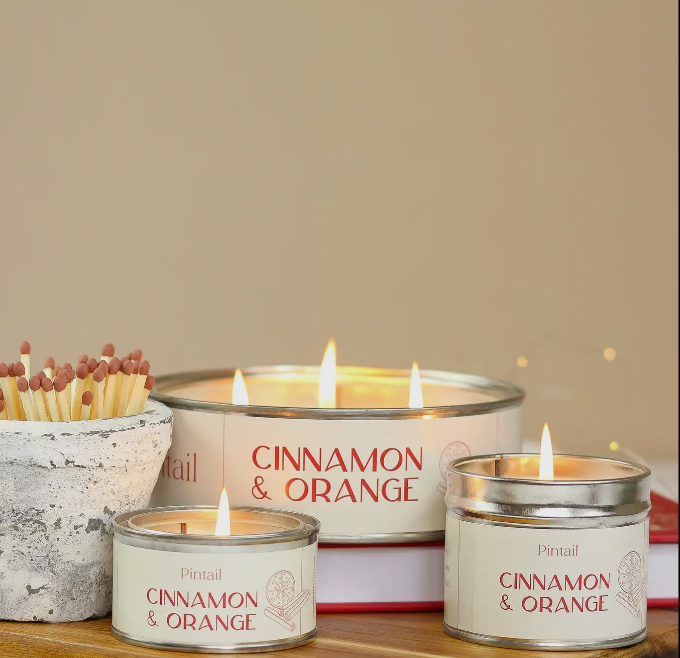 Cinnamon and Orange Candle - Small Paint Pot Candle