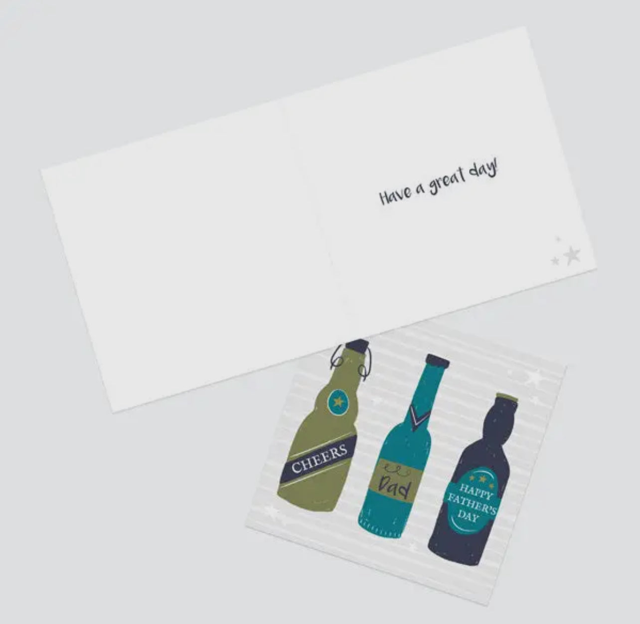 Cheers Dad Happy Fathers Day Card