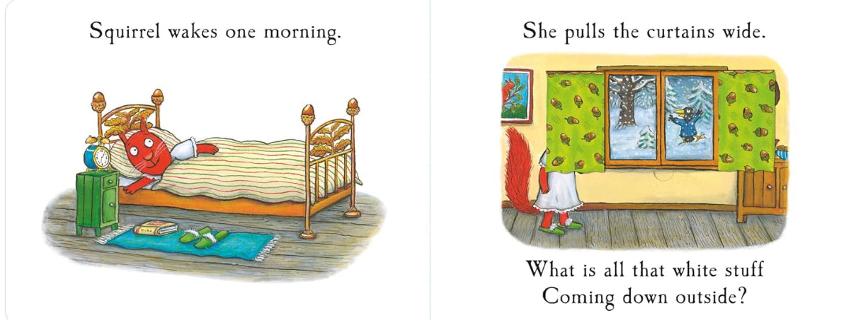 Children’s Lift the Flap Book - Squirrels Snow Man