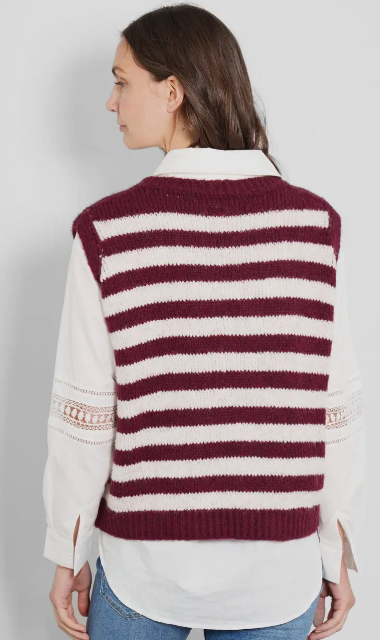Striped Knitted Tank Top is from- Berry & Cream