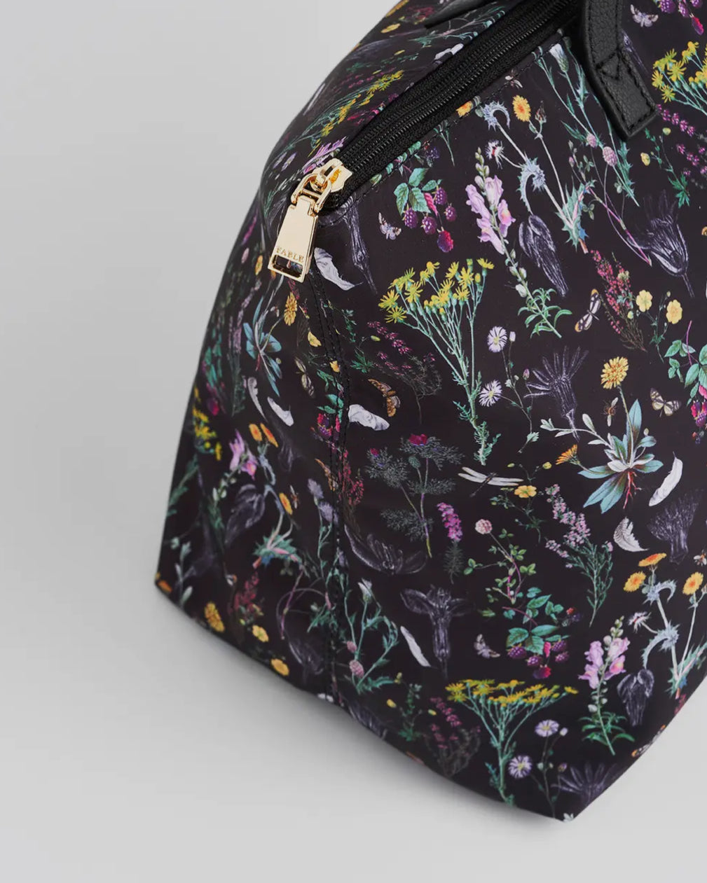 Large Flower Print Tote - Fable England Zip Bag