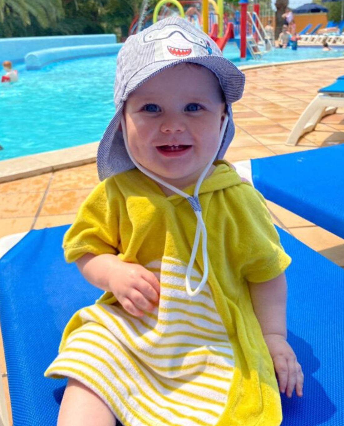 Scuba Shark Sun Hat 0 - 12 months
