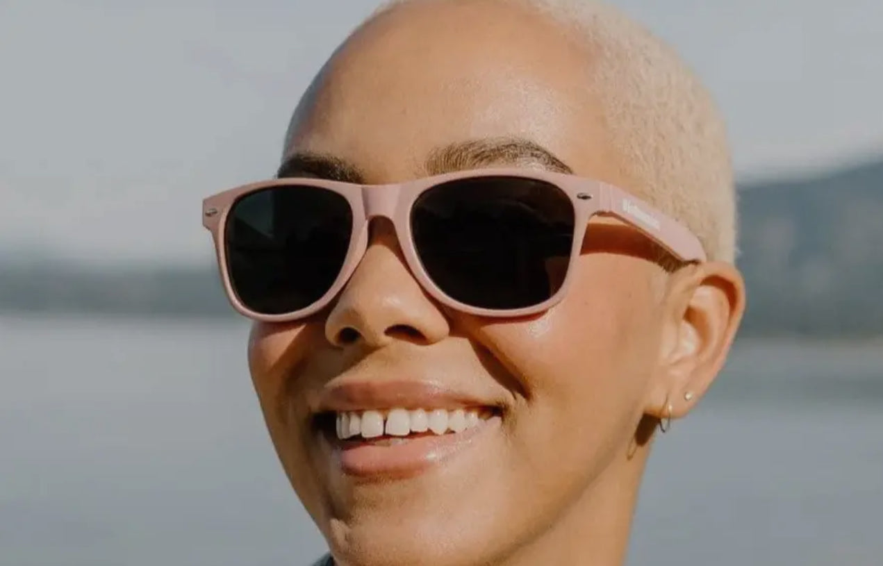ECO Sunnies - Classic Design Unisex Sunglasses in Coral Pink