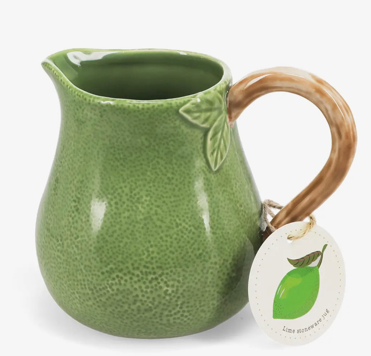 Green Stoneware Jug - 650 ml