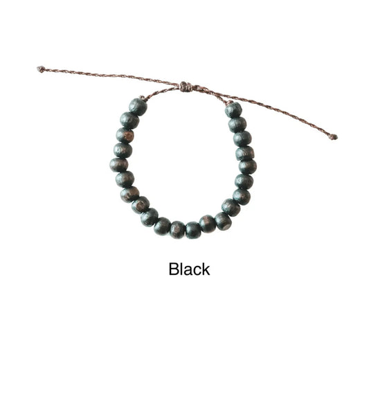 Men’s Kintamani Coconut Wood Bead Bracelet